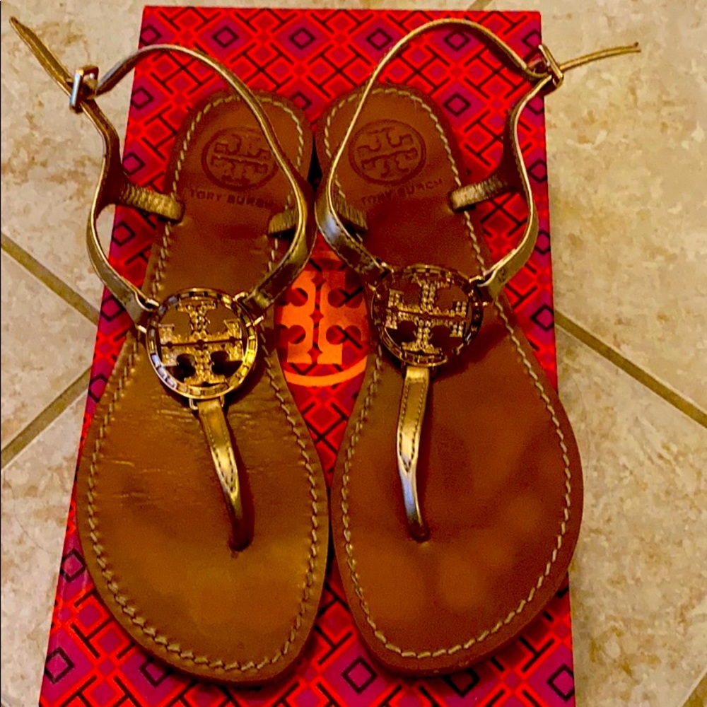 Tory Burch Rose Gold Sandal Sz6